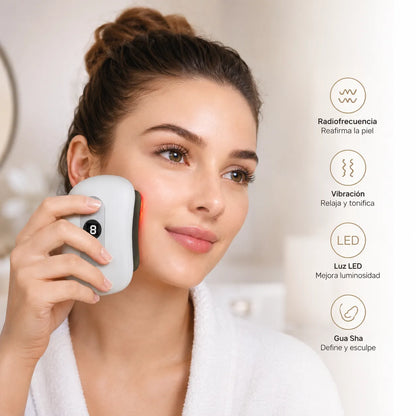 Masajeador Gua Sha con Radiofrecuencia facial