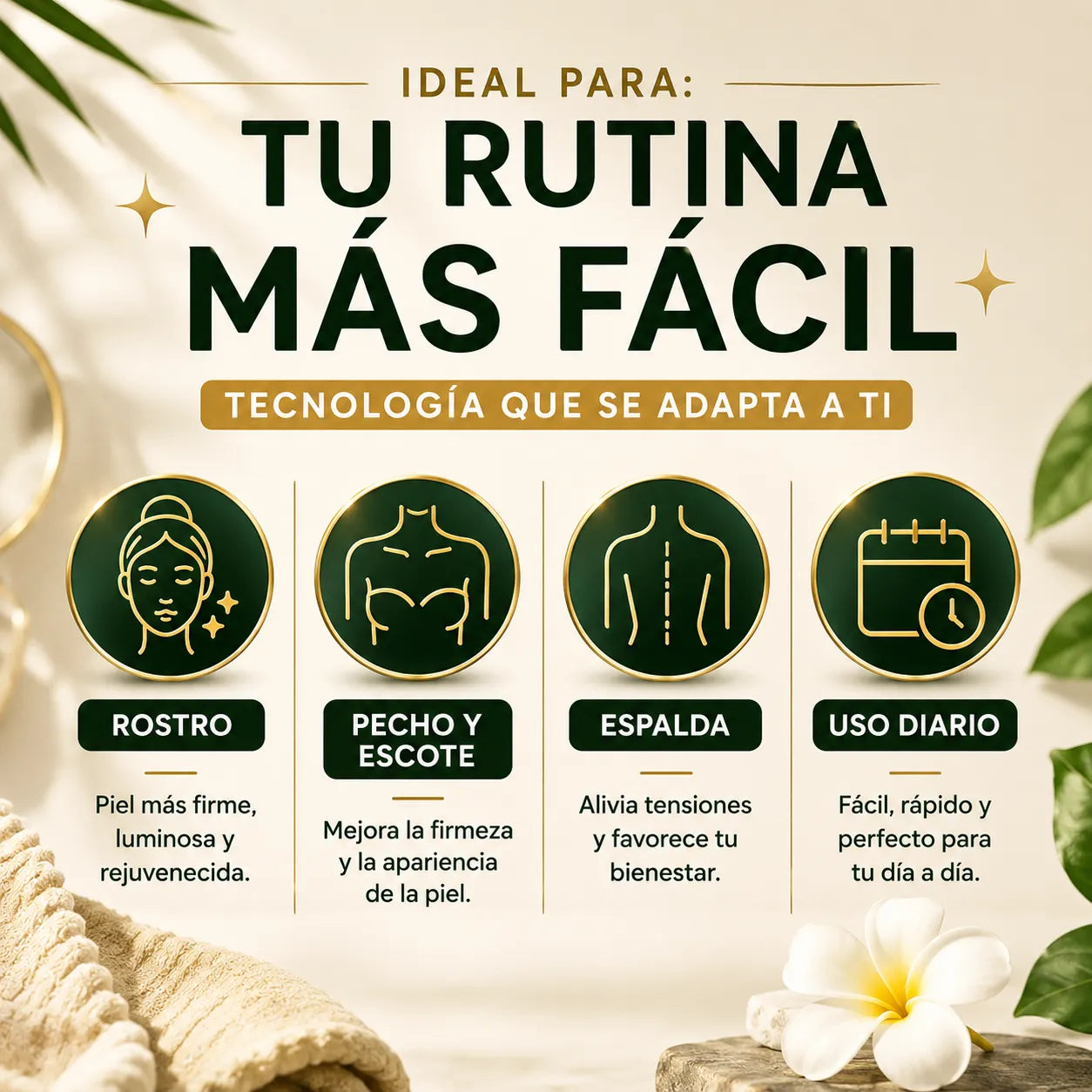 Masajeador Gua Sha con Radiofrecuencia facial