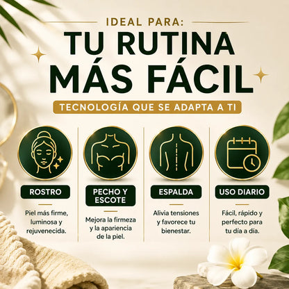 Masajeador Gua Sha con Radiofrecuencia facial