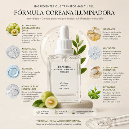 Dr. Althea natural radiance essence - Devuélvele la luminosidad natural a tu piel