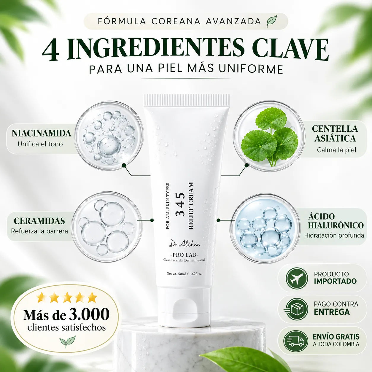 Dr. Althea 345 Relief Cream™ ✨Reduce las marcas de acné severo con solo un paso