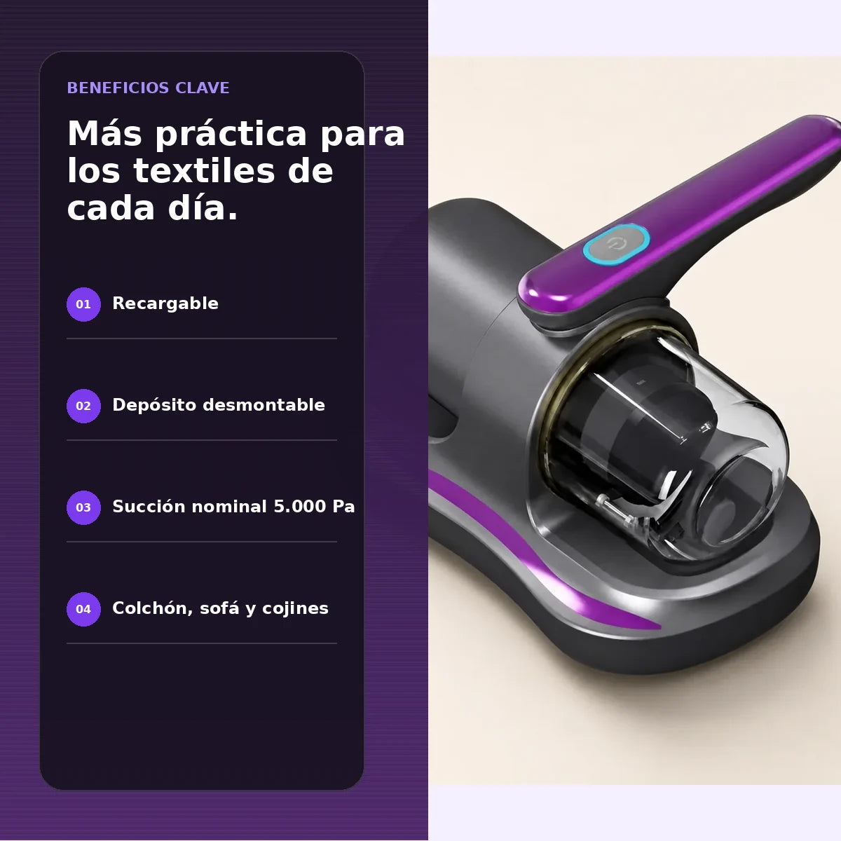 Beneficios principales de la aspiradora YX-816